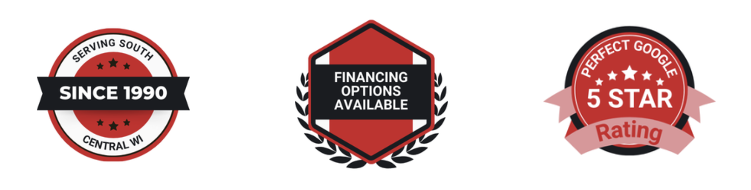 Serving south since 1990, Financing options available, Perfect 5 star review